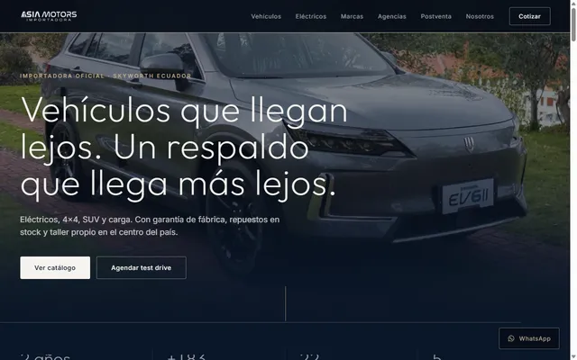 Asia Motors Importadora homepage